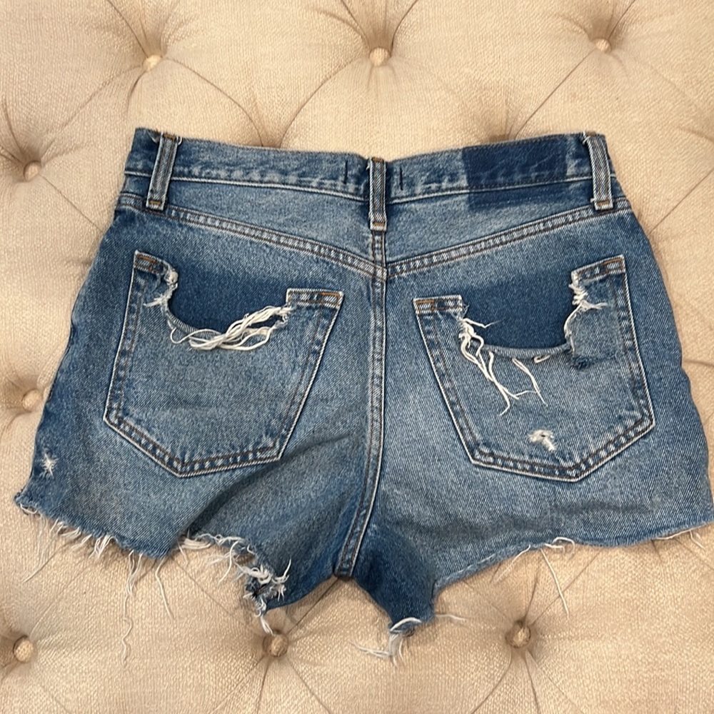 Abercrombie Anne High Rise Jean Shorts - Picture 2 of 3
